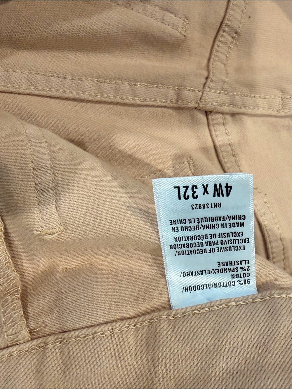 IDYLLWIND sz 4 High-Rise Beige Tan Flare Jeans cowgirl ranch western - Picture 7 of 7